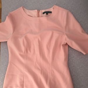 Pale pink short sleeve dress